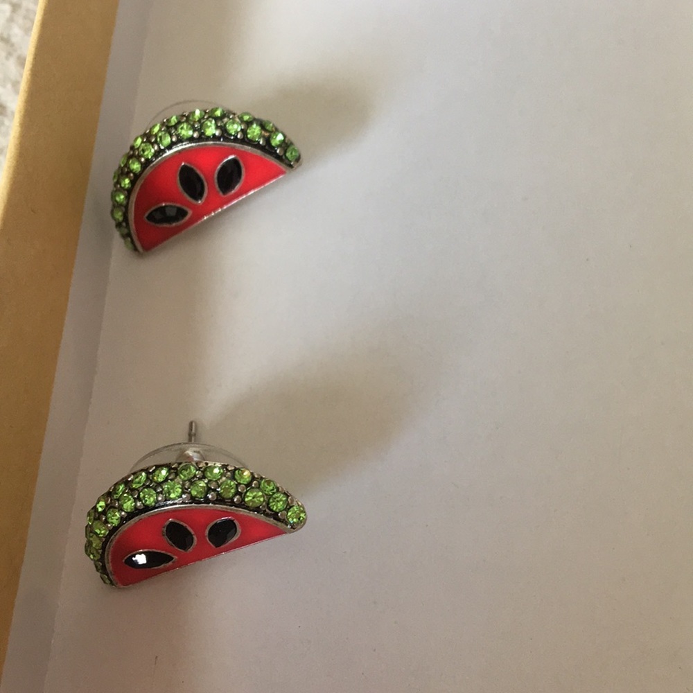 Pretty watermelon earrings🍉 - Picture 6 of 7